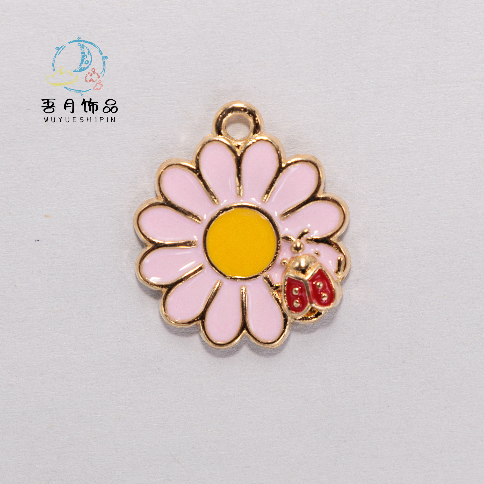 Daisy bracelets, necklaces, earrings, earrings, alloy oil-dripping accessories, handcrafted diy materials, accessories wholesale in Yiwu pic 3