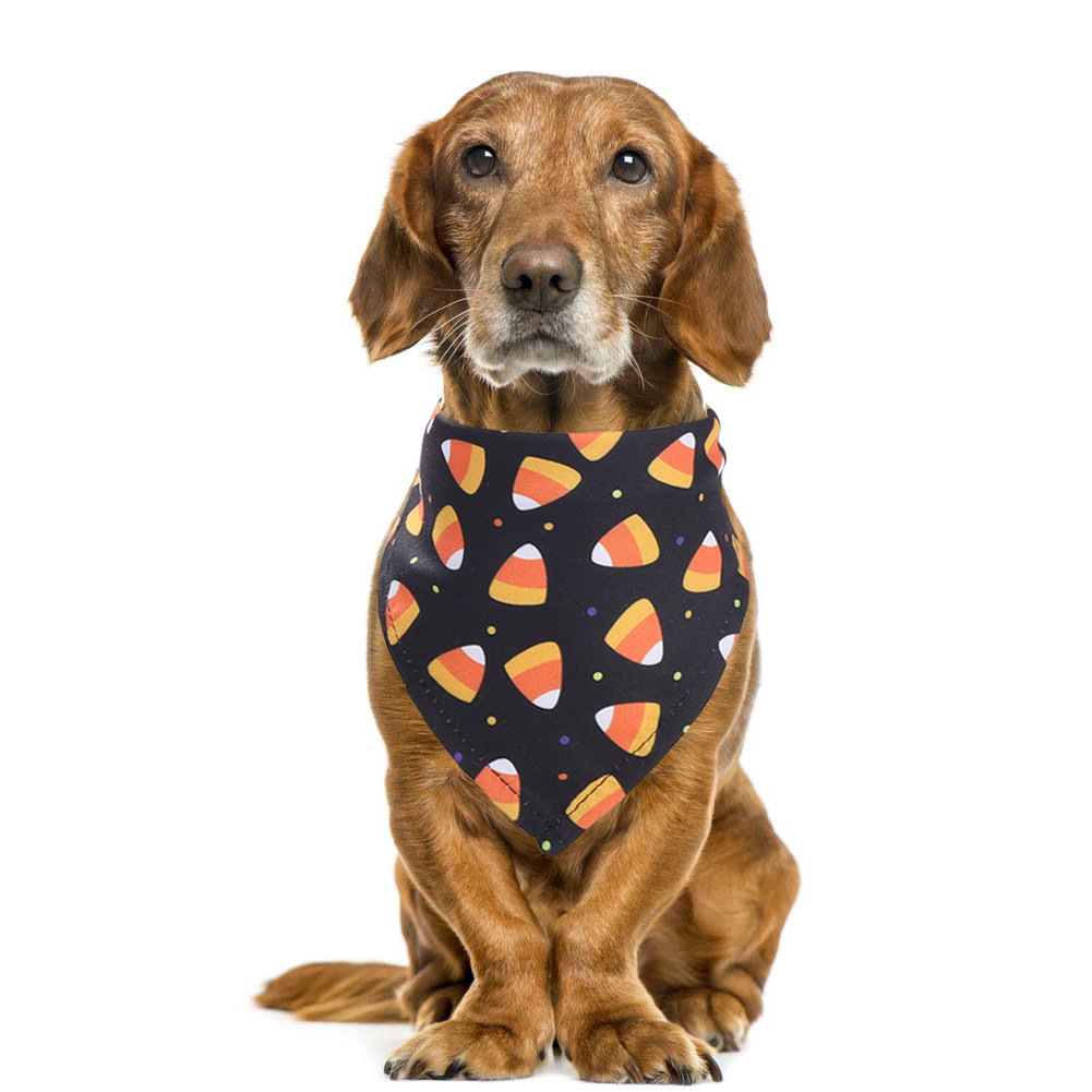 Pet scarf, Halloween pet saliva towel, cat decorative scarf, scarf, dog single-layer cute triangular scarf pic 7