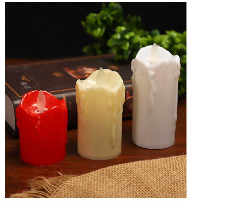 Simulated candles, led electronic candle lights, creative wedding and birthday decorations, proposal and confession props, wholesale candles pic 9