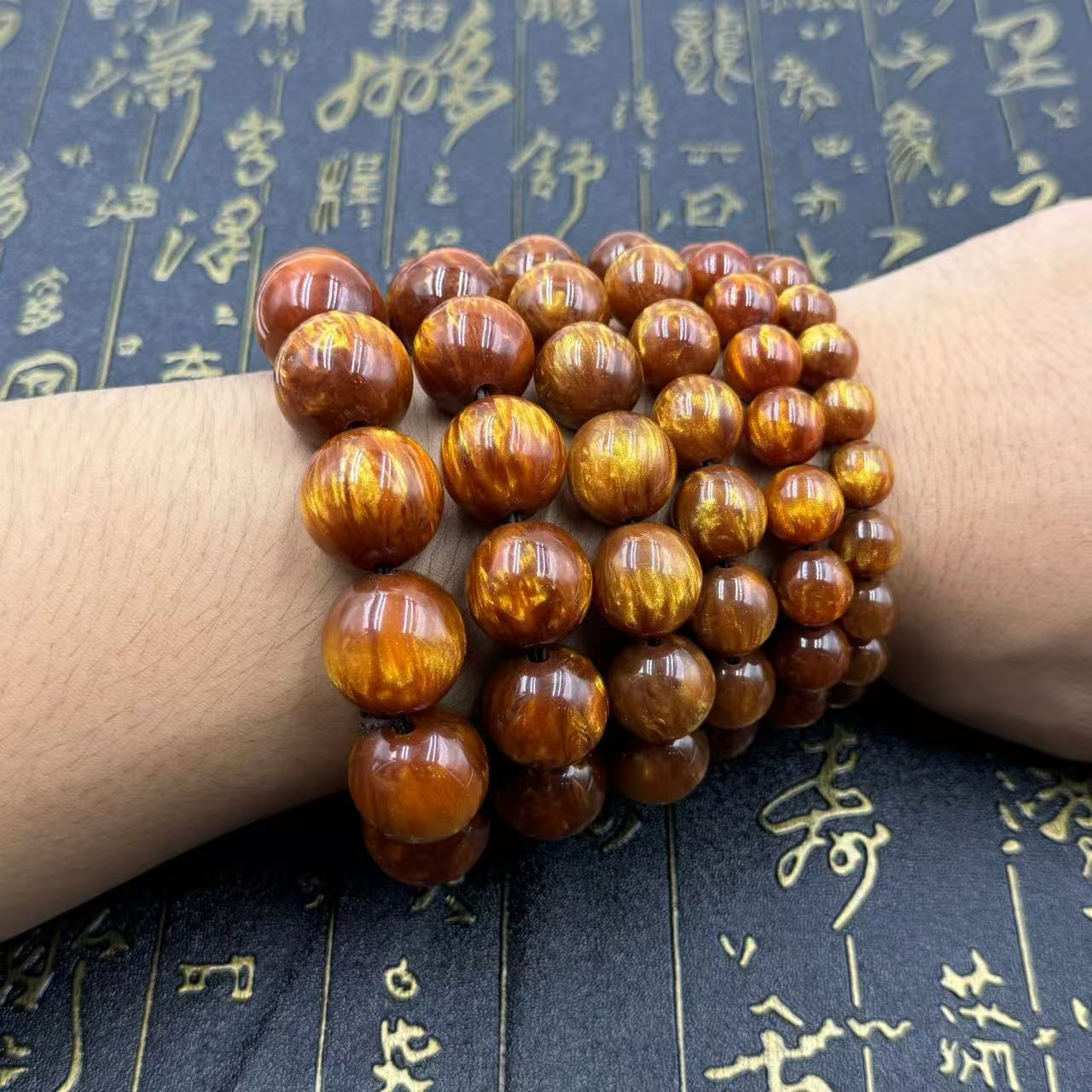 厂家批发金丝海柳手串天然佛珠文玩旅游景点热卖男女同款手串货源详情12