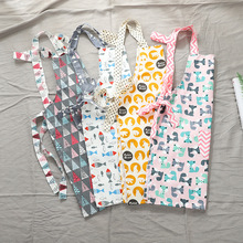 厨房擦手家用条纹围裙广告围裙定做加厚防水防油围裙定制logo批发详情8