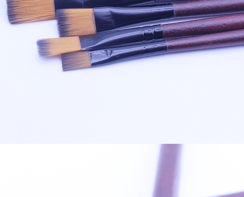 尼龙毛820油画笔 6支套装尼龙水粉笔套装丙烯画笔详情16