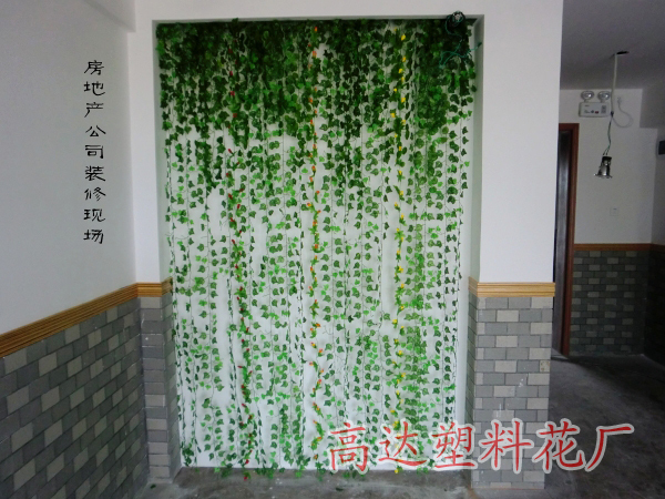 Artificial grape leaf, vine, plastic artificial leaf decoration, densification, small leaf sweet potato leaf climbing, tiger leaf drying, vine, artificial flower, artificial lawn, artificial tree, artificial vine, artificial flower, artificial green pic 11