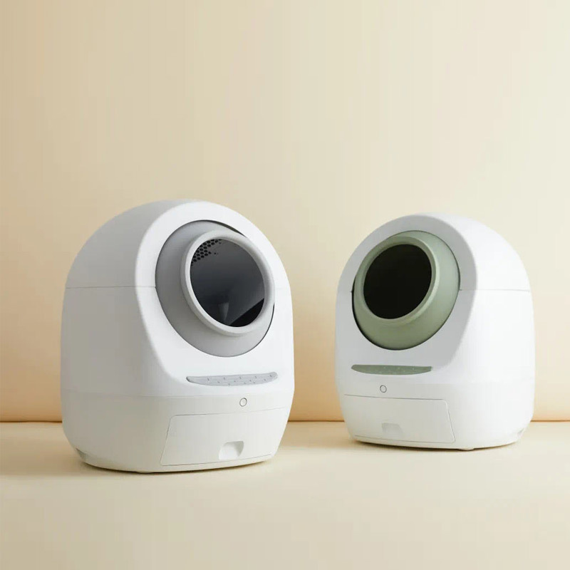 The electric intelligent fully automatic cat litter box is fully enclosed to prevent splashing and automatically cleans cat litter and feces pic 9