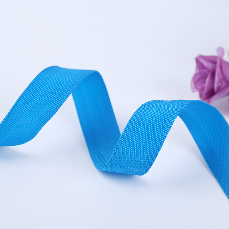 Wholesale of 600D plain weave encrypted edge straps, textile accessories, shoes and bags, 2.2cm colored webbing pic 4