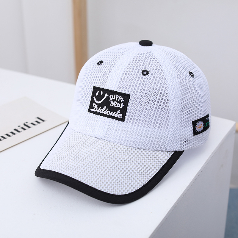 儿童帽子夏季薄款男童防晒宝宝遮阳鸭舌帽男孩夏天太阳帽网眼凉帽详情11