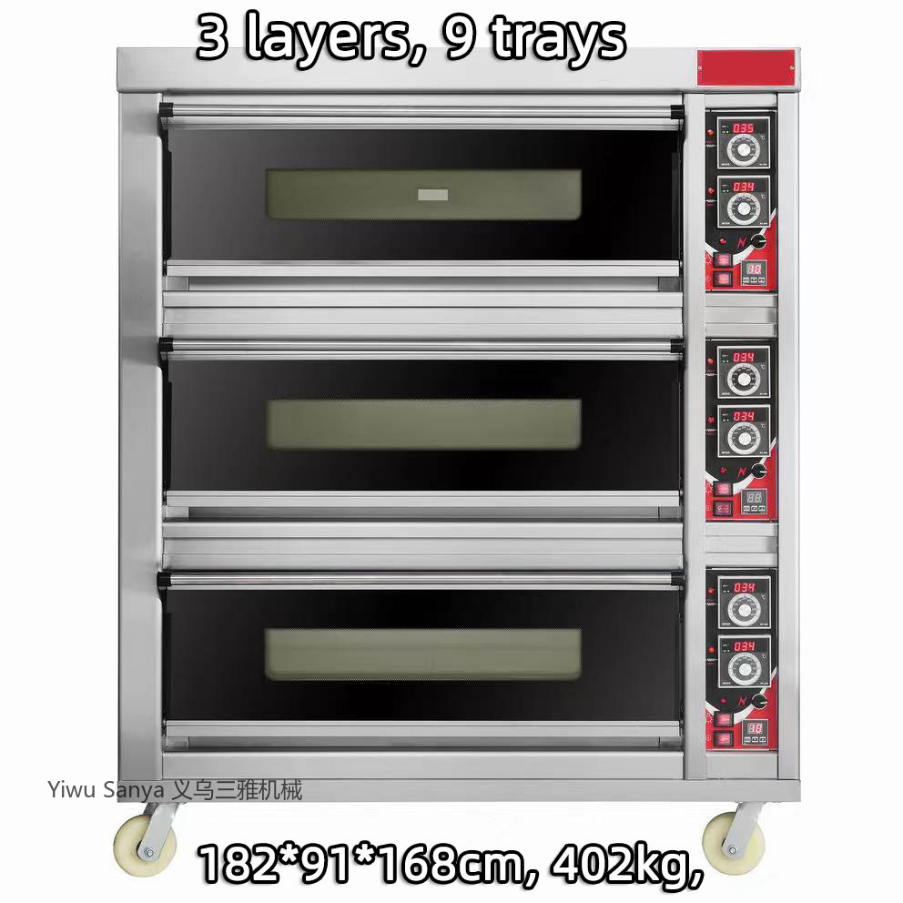 商用中大型燃气烤箱 外贸优质烤箱 烤面包烘焙设备 多层多盘可选详情10