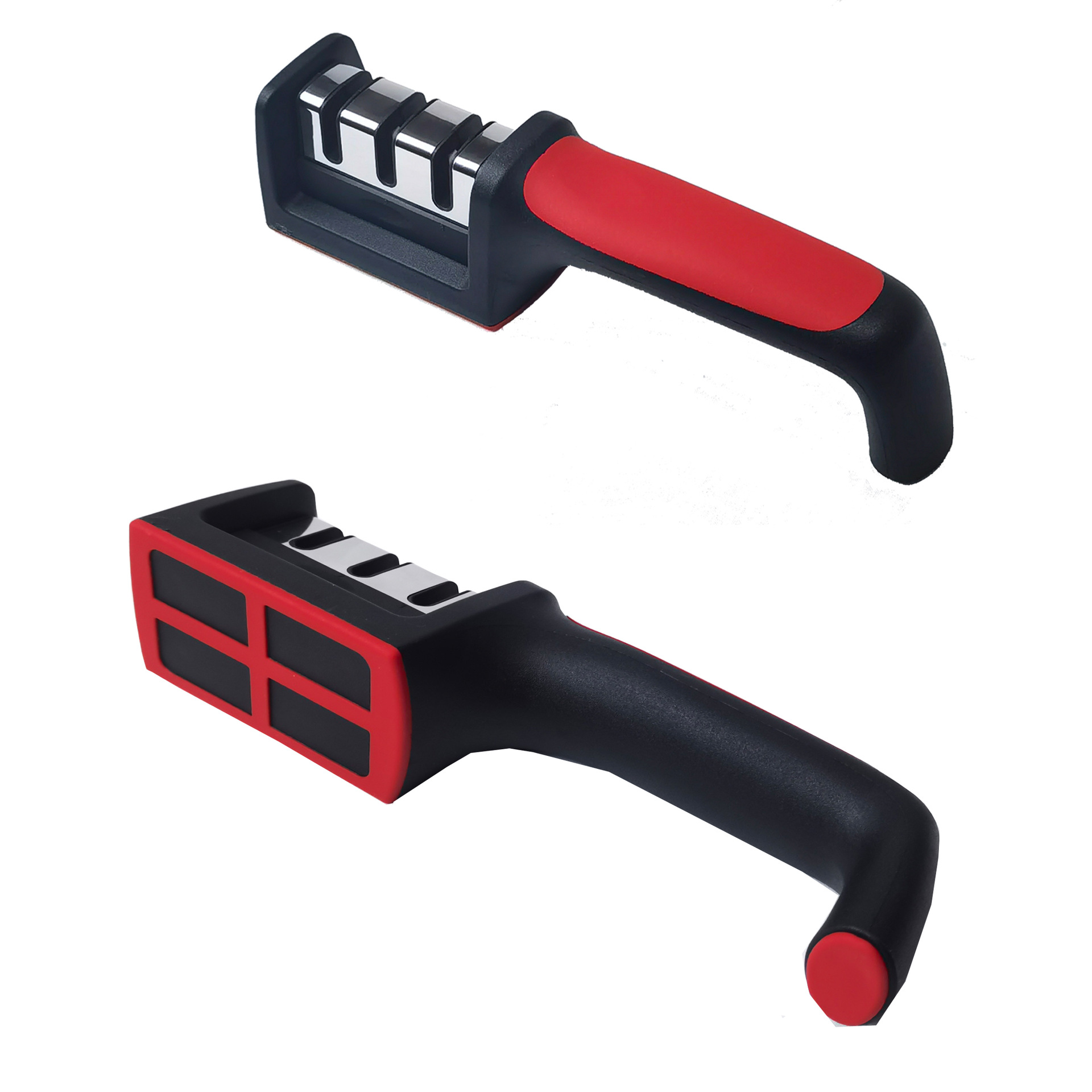 Manufacturer wholesale commercial knife sharpeners, street stall supply, three-section knife sharpeners, manual knife sharpening rods, manual pic 12