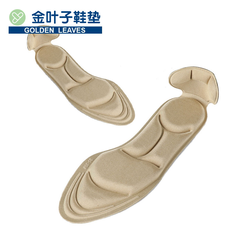 Factory wholesale, customizable 4D and 5D one-piece sponge massage high heel pads, front and back fit integrated insoles for women pic 5