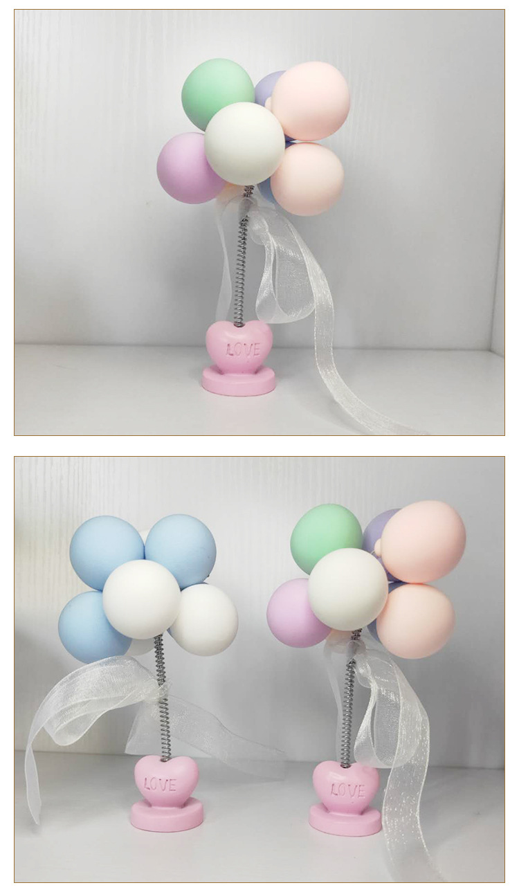 弹簧摇摆告白气球香水瓶气球车载镶钻气球配饰钻石满天星车摆件详情8