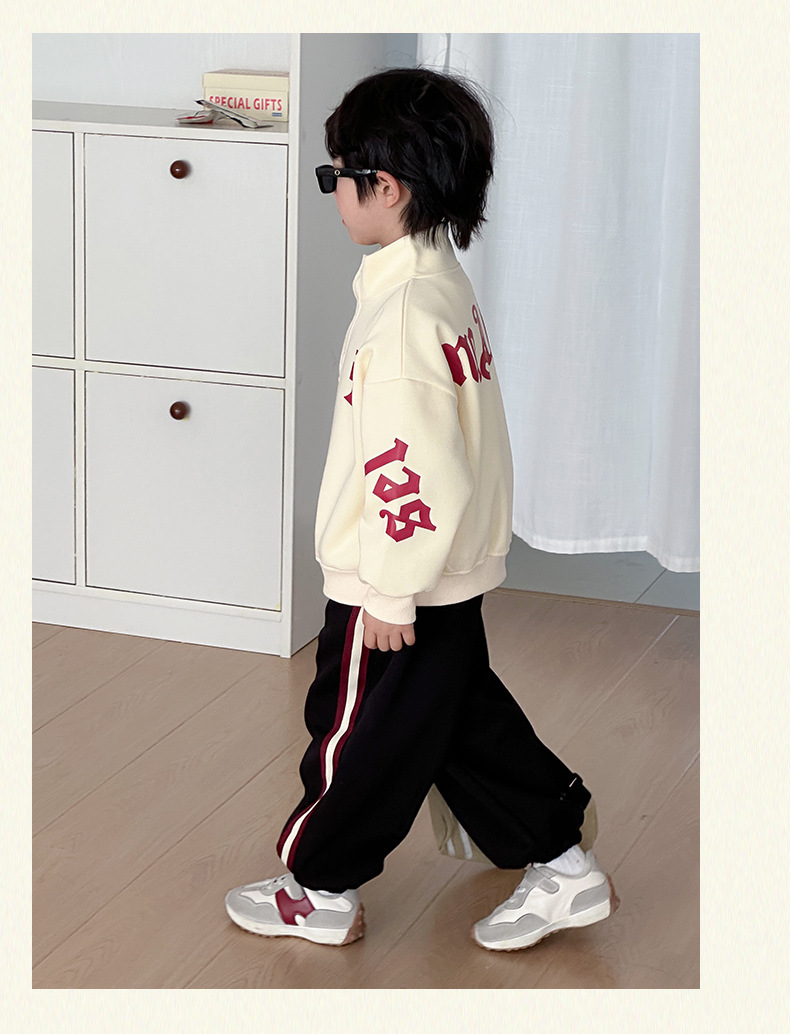 童装男童卫衣套装2025新款洋气儿童春装两件套宝宝春秋季男孩衣服详情11