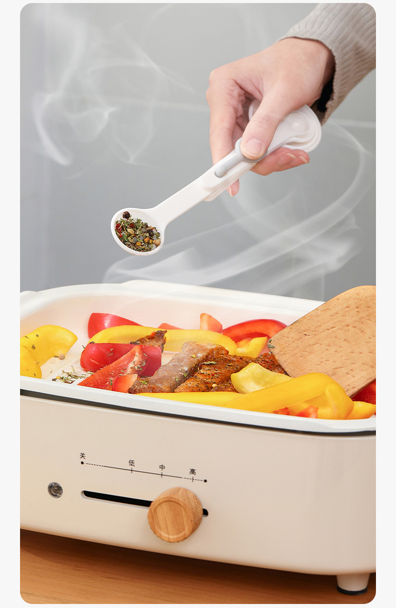 FaSoLa厨房带刻度计盐勺克度勺家用奶粉调料勺烘焙蛋糕称量工具详情14