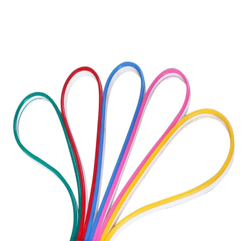 LED silicone neon light strip set: 12v low-voltage 6x12 high-brightness monochrome DIY-shaped decorative flexible line light pic 5