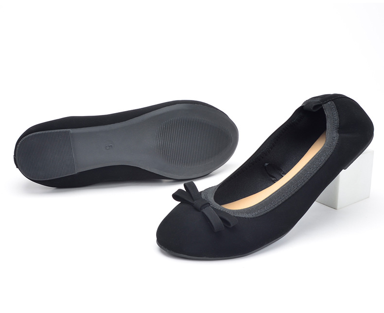 外贸跨境牛巴蛋卷鞋女2023新款圆头软底弯弯鞋women flat shoes详情20