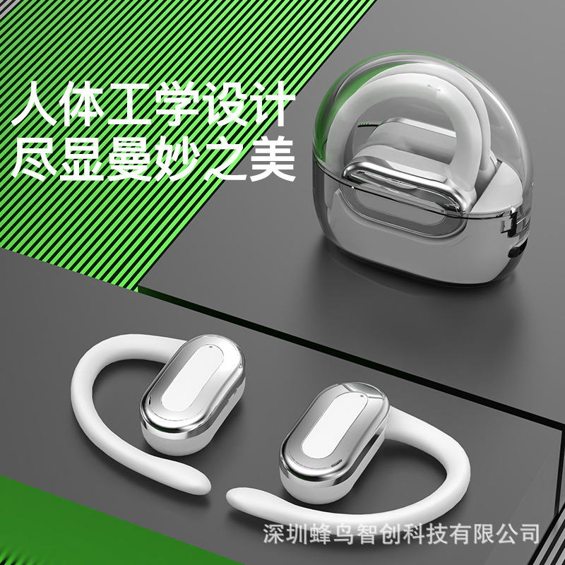 新款降噪无线蓝牙耳机大电量超长续航数显5.3不入耳车载运动耳机详情5