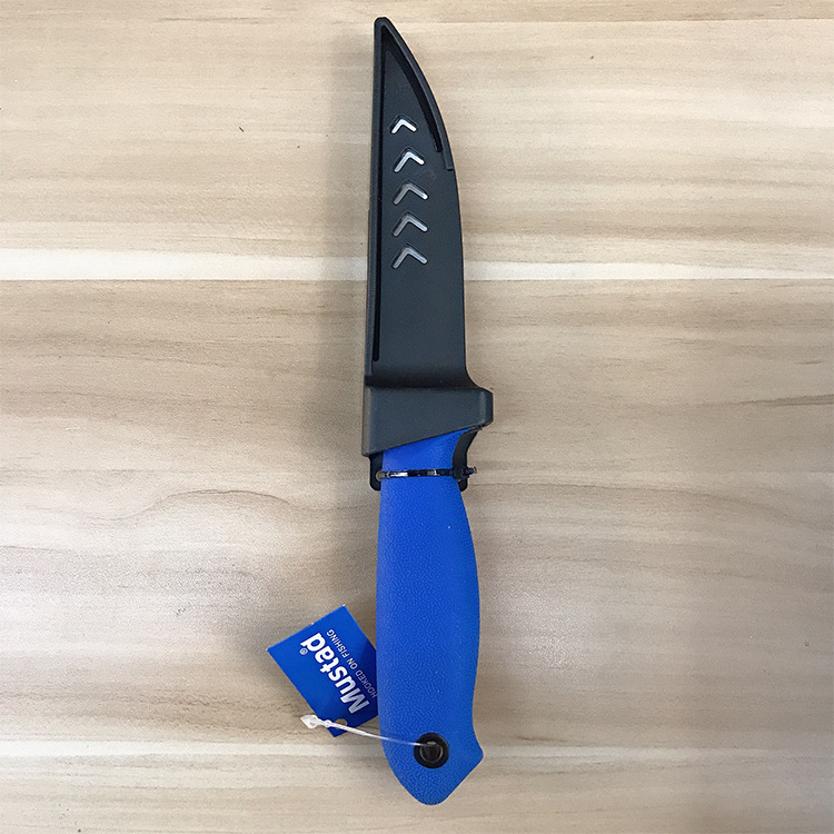 Mustad 4-inch fish knife for cutting fish scales, stainless steel fishing gear, sharp fishing tools [Fat Goluya pic 5