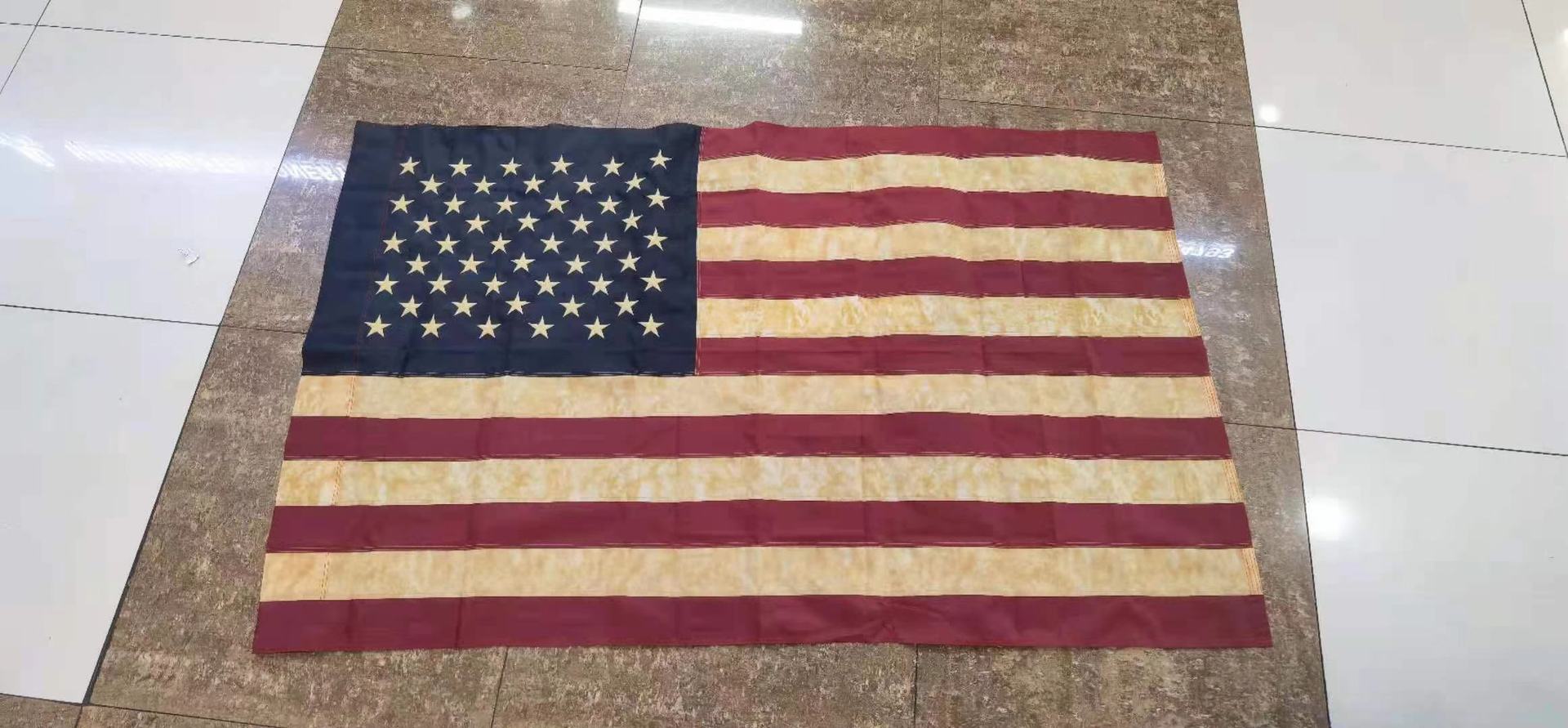 跨境供应 刺绣美国旗绣花全棉葬礼旗各种款式美国旗支持定制详情5