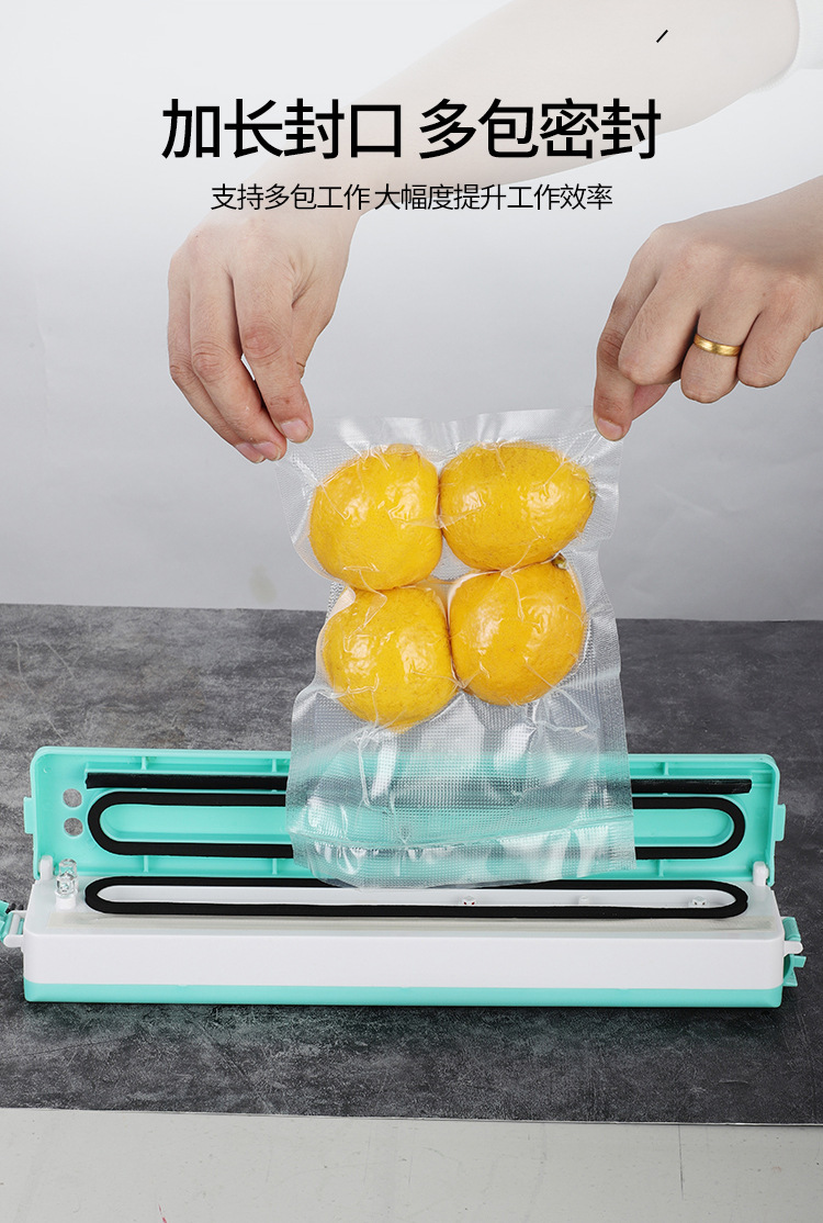Cross-border factory household vacuum packaging machine, automatic sealing, small food vacuum pumping machine, commercial preservation sealing machine pic 11