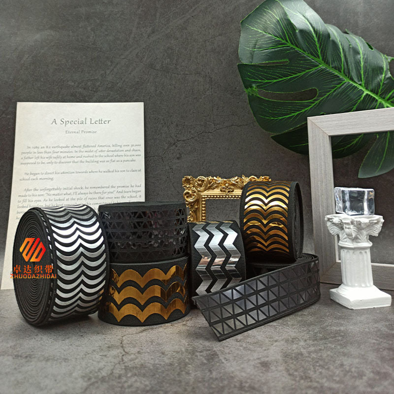 Wholesale leopard print fashionable jacquard elastic bands, plush rabbit fur skin-friendly waist and head decorative elastic webbing from the manufacturer pic 9