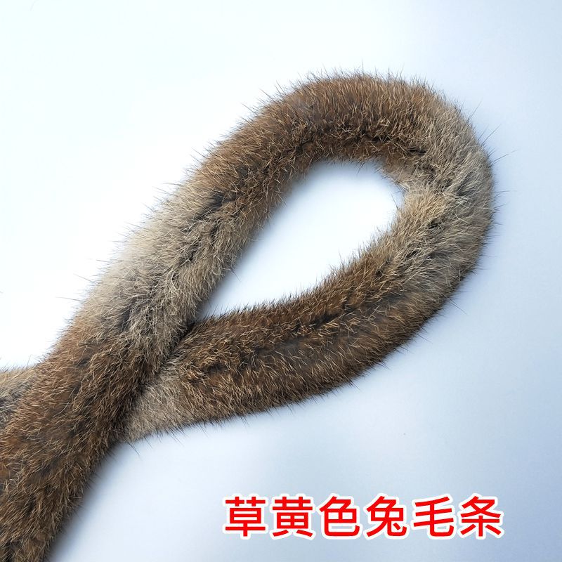 Wholesale of rabbit fur, wool strips, wool edge strips, sandwich strips, lace, winter fur, wool edge Hanfu, capes and other fur clothing accessories pic 9