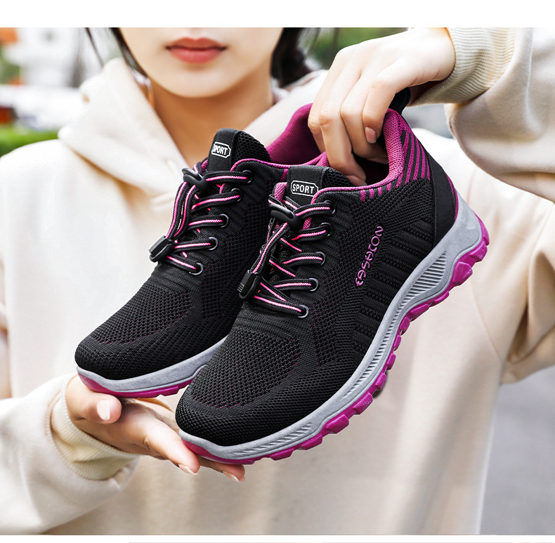 健步鞋2024春秋新款男士飞织运动鞋运动单鞋舒适透气情侣休闲网鞋详情23