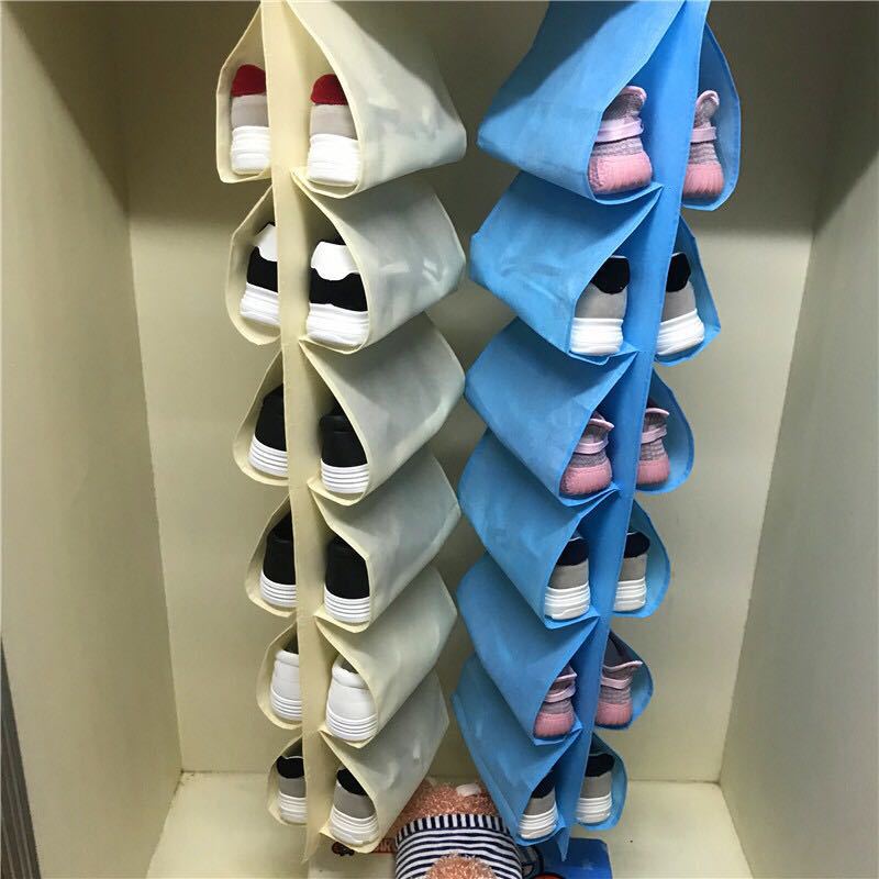 New non-woven fabric storage bags are directly supplied by the manufacturer. We offer multi-color and large-capacity shoe storage hanging bags and wholesale home storage bags pic 20