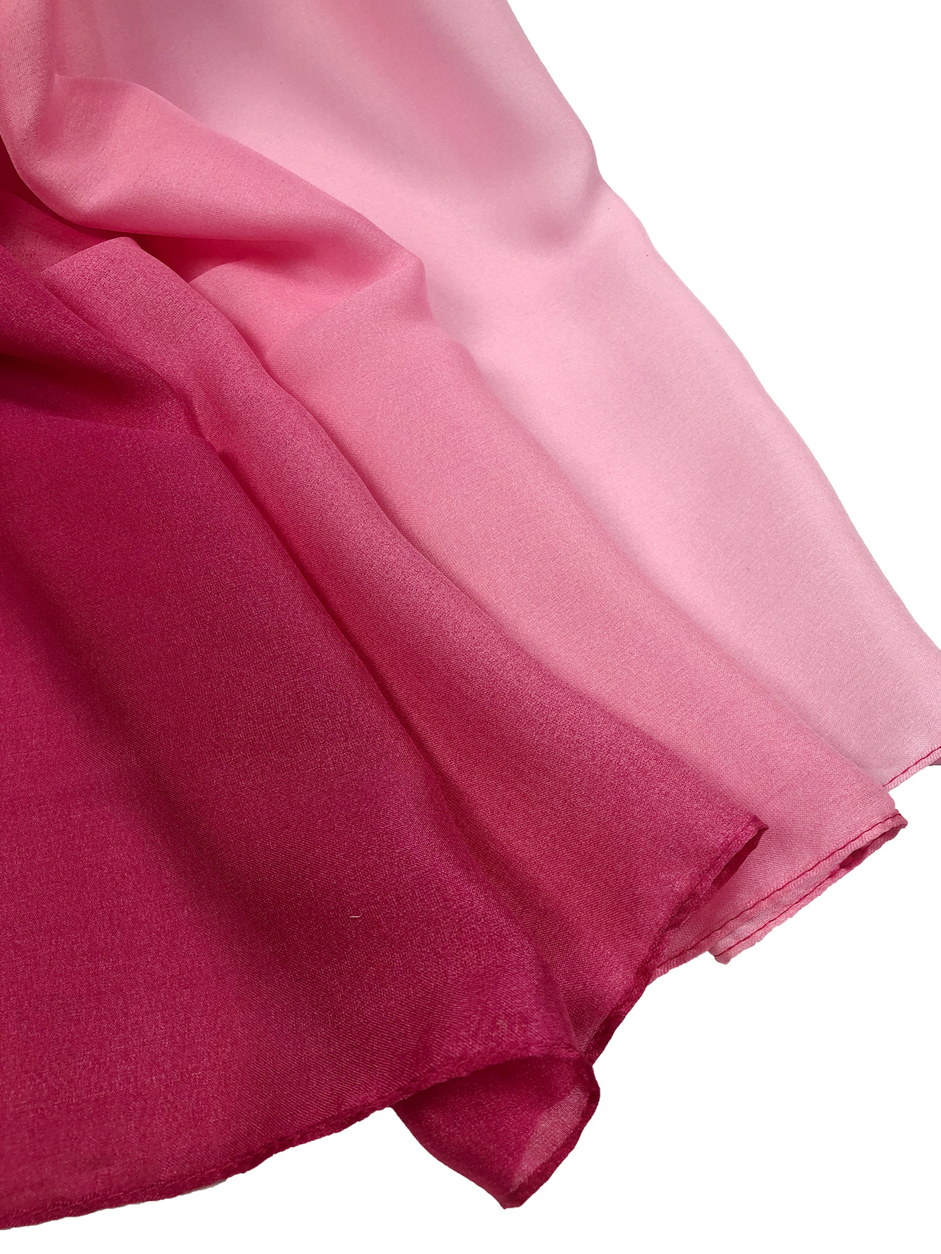 一件代发新款欧美时尚百搭丝绸质感缎面渐变色围巾 工厂批发 跨境专供详情5