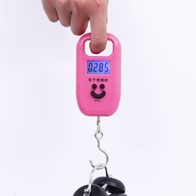 2020 new model small electronic scale, household luggage scale, express delivery scale, hook scale, portable electronic scale, drop shipping pic 2