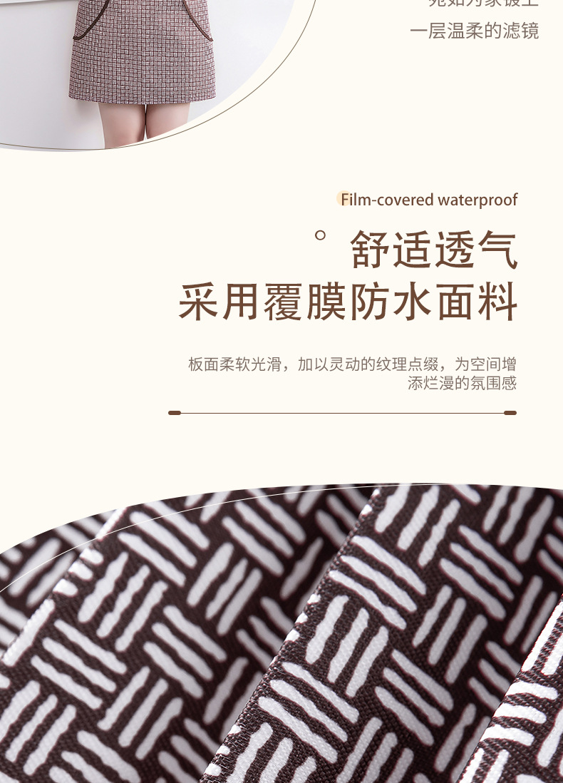 Waterproof and oil-resistant apron, summer thin design, kitchen stain-resistant, special for home cooking, new hooker-style large pocket baking waistband pic 3