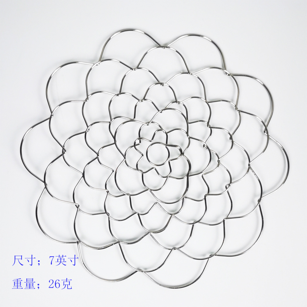 跨境金属铁艺不锈钢插花辅助器工艺品家居花朵插花辅助器软装饰详情11