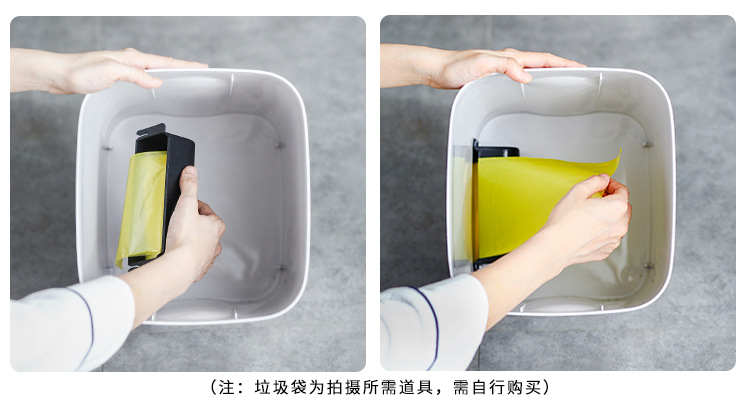 智能垃圾桶家用自动带盖室内厨房垃圾桶夹缝大容量感应垃圾桶批发详情18