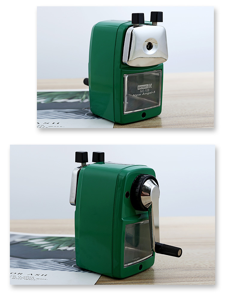 Katong hand-cranked pen sharpener W5101, cute hand-cranked pencil sharpener, student pen sharpener wholesale factory direct supply pic 8