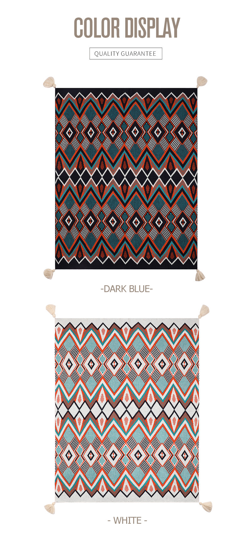 Bohemian sofa cover blanket, air conditioning blanket, all-season universal nap blanket, ethnic-style bed, tail blanket, and lap blanket pic 4