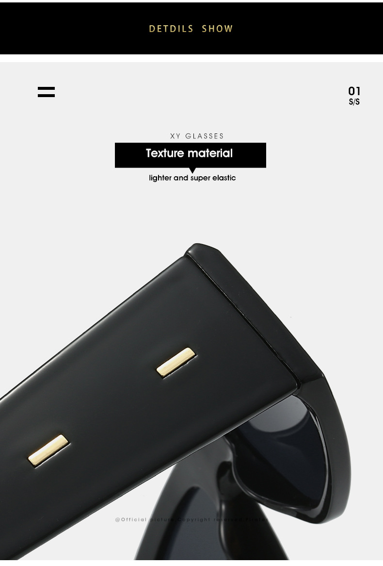 New square-framed sunglasses, European and American fashion square ins style, unisex personalized sunglasses, cross-border eyewear wholesale pic 14