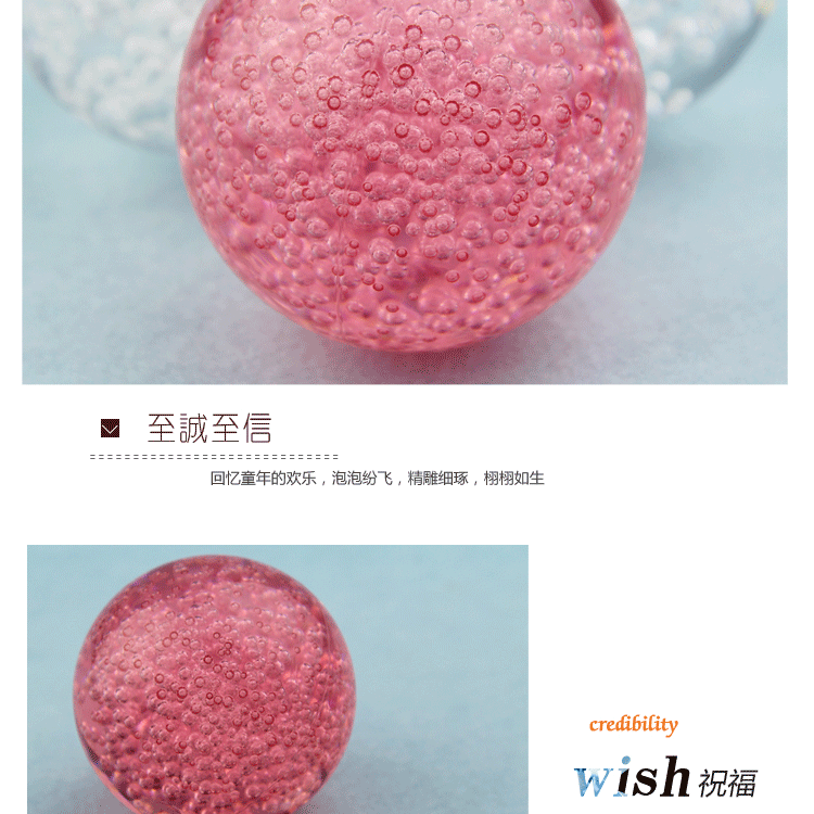 多色鸟笼有机水晶玻璃葫 鸟笼水晶高端配件详情8