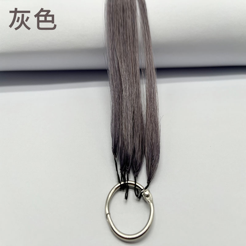 Second-generation feather hair extensions, full-color hair extensions, full-color hair picking and dyeing, ear-hanging hair dyeing, wig pieces, seamless picking and dyeing, long extension, and can be permed pic 1