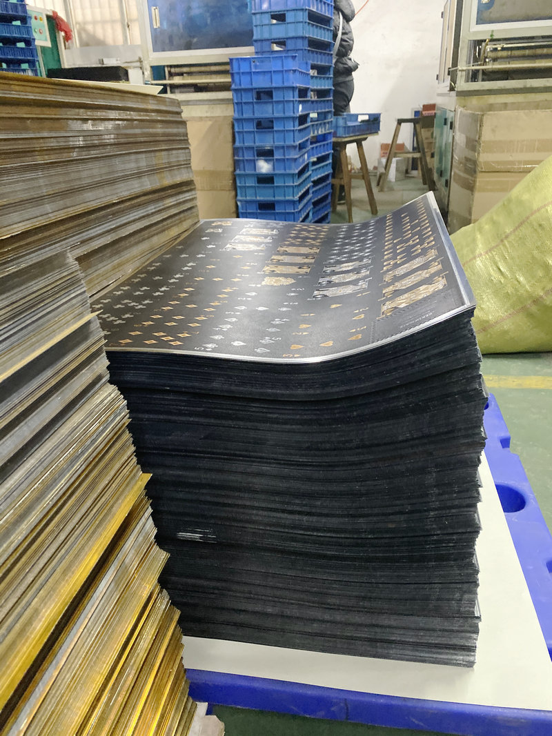 金箔扑克牌 土豪金镀金磨砂金彩色风景款扑克详情12