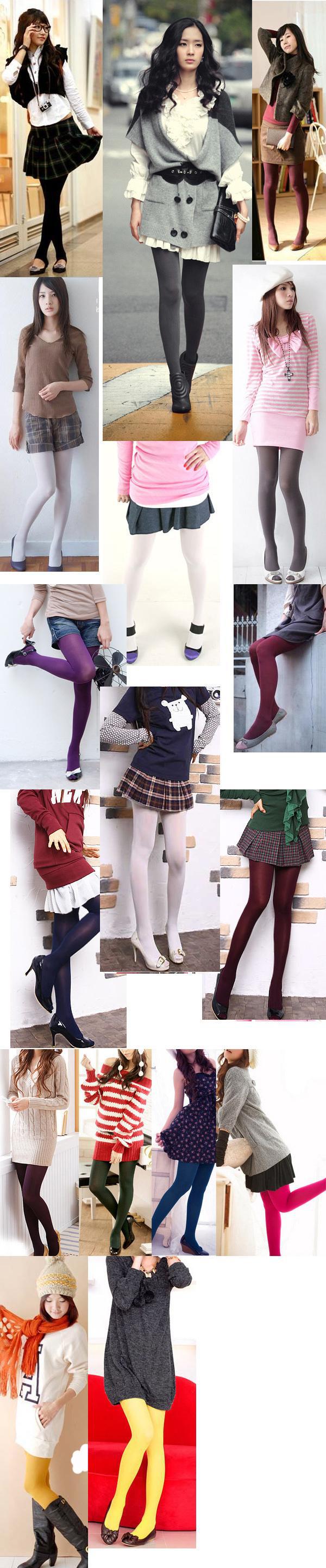 春秋彩色丝袜防勾丝120D天鹅绒连裤袜女踩脚中厚打底袜子丝袜批发详情17