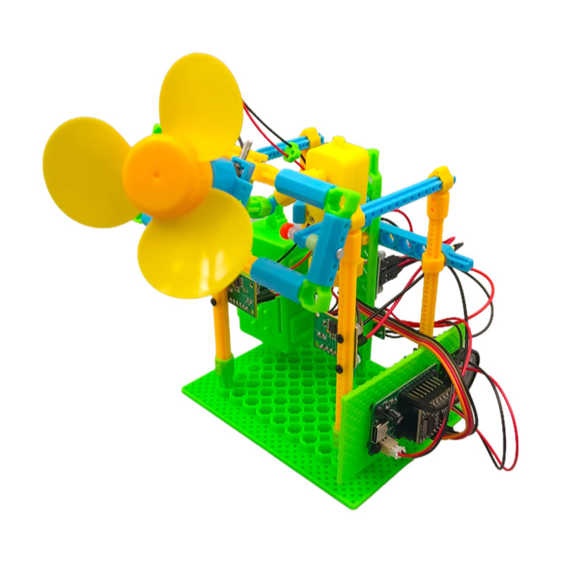 可编程语音扇 图形化编程套件智能语音识别DIY小制作创客教育培训详情5