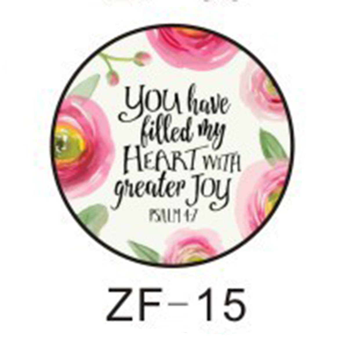 时光宝石水晶玻璃花环励志系列亚马逊diy饰品配件英文图案徽章详情20