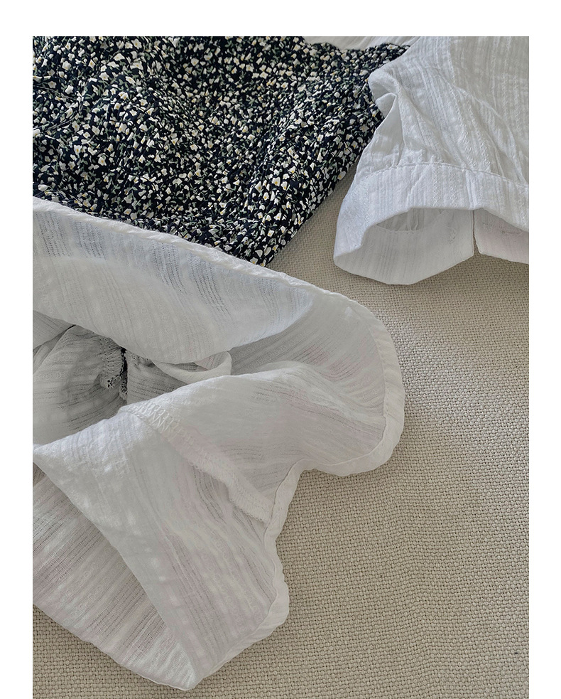 【复活款】法式复古V领碎花短款上衣夏季新款衬衫设计感小众Q1082详情34