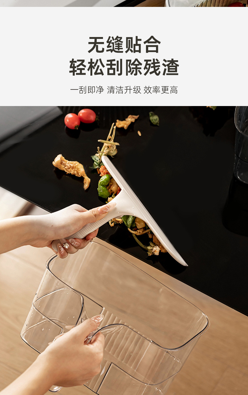 厨房垃圾桶壁挂式家用带刮板厨房餐桌酒店清洁工具橱柜门挂式专用详情9