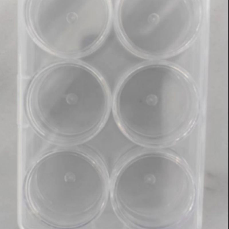 圆瓶6个套装密封塑料透明圆瓶首饰隐形美瞳整理盒面霜乳液圆瓶0772详情2