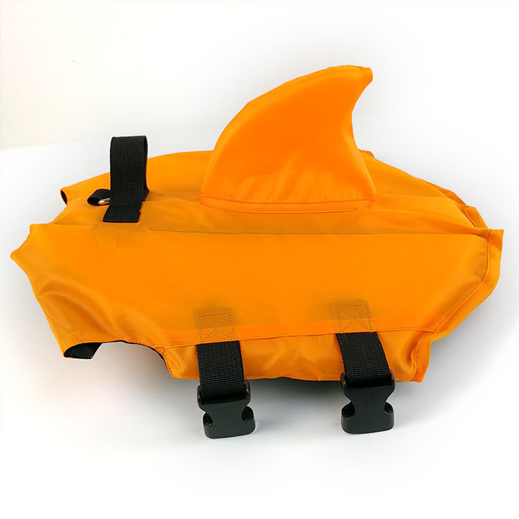 New pet clothing, shark fin dog swimsuits, large and small dog water entertainment fashion swimming pet life jackets pic 3