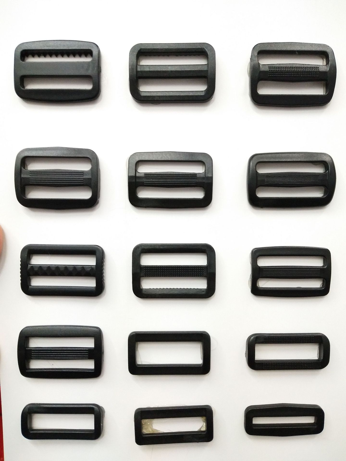 Low-price promotion: Backpack webbing buckles, ladder buckles, square buckles, plastic adjustable buckles, three-position buckles pic 16