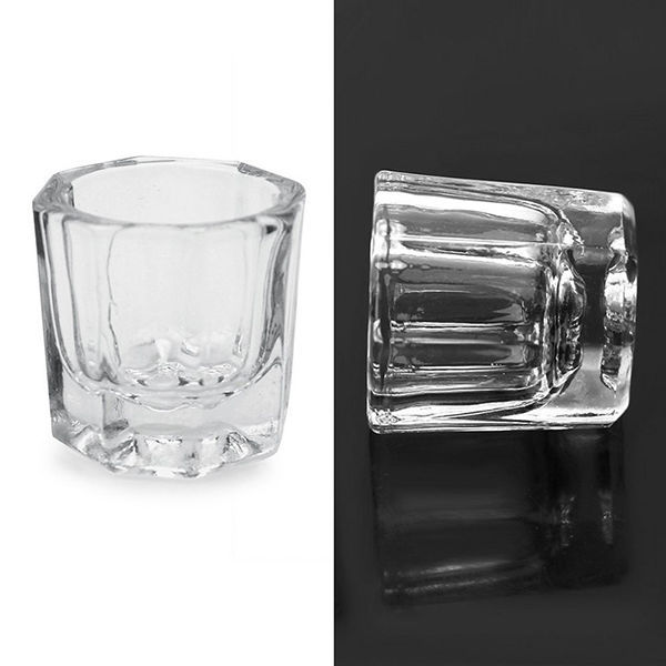 Wholesale of special glue cups for grafting, nail removal water cups, thickened crystal glass cups, and eyelash extension auxiliary tools pic 6