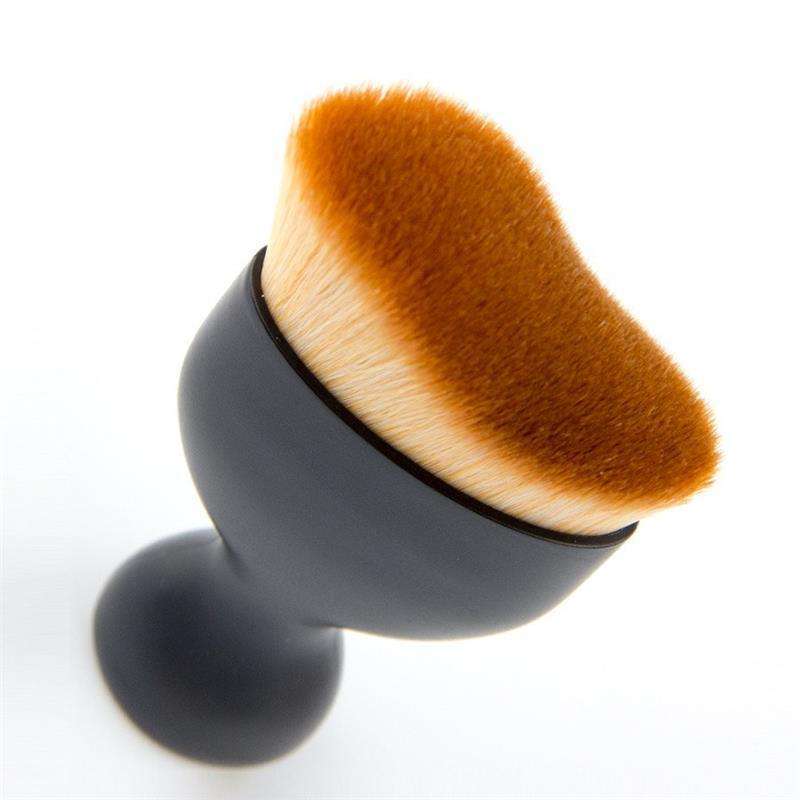 Shenglianqiu Cross-border best-selling Foundation Curve Refresh Single wave makeup brush, portable wine glass brush, foundation brush, contouring brush, contour highlight powder brush, beauty tool pic 5