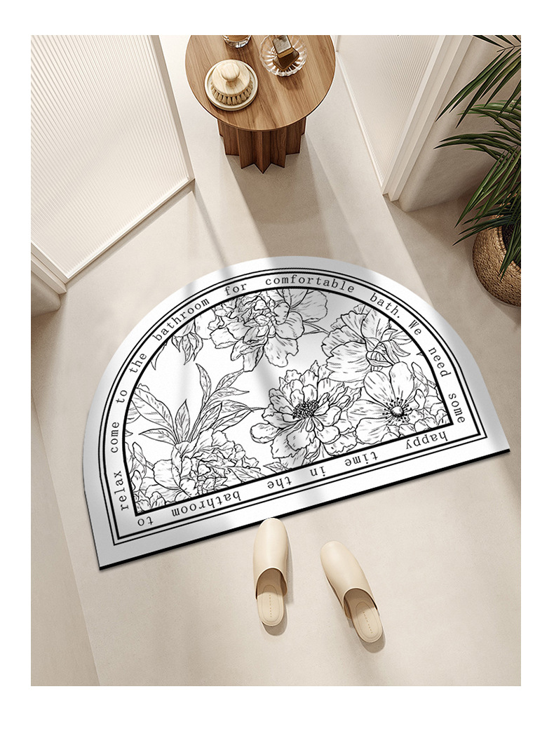 硅藻泥吸水地垫卫生间软垫进门门口浴室防滑厕所门垫厕所卫浴脚垫详情14