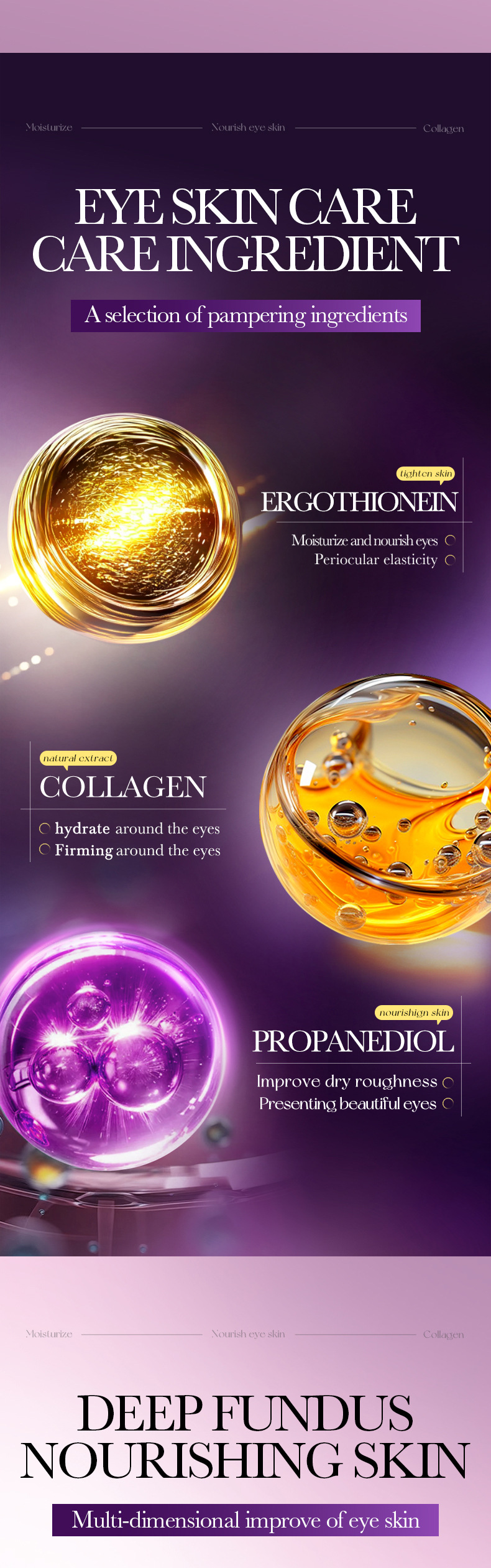 全英文SADOER麦角硫因紧致眼膜 保湿眼部滋润眼膜跨境外贸批发专供外贸专供外贸详情5