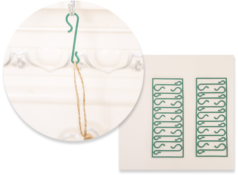 外贸新品 圣诞小钩子塑料挂钩扣S型音符挂钩圣诞节日用品挂件工具详情7